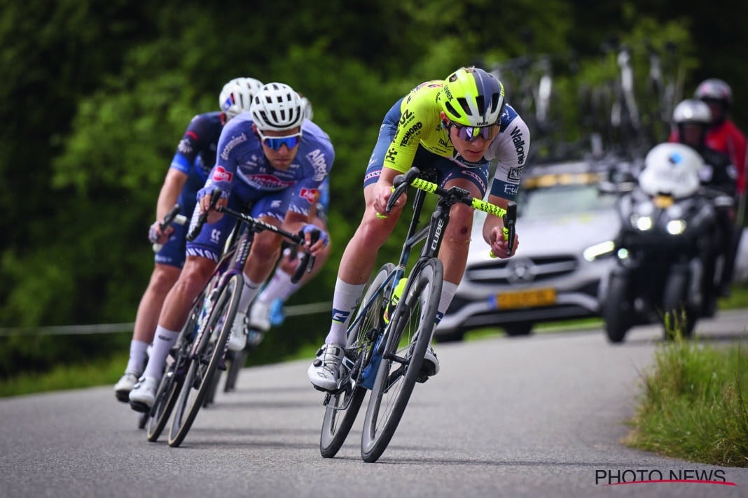 Plateau des Glieres - France - cycling - cyclisme - radsport - wielrennen - Zimmermann Georg (GER / Team Intermarche - Wanty) pictured during stage 8 of the 76th edition of the Criterium du Dauphine 2024 cycling race with start in Th™nes and finish - arrivee on Plateau des Glieres (160.6km) on June 9, 2024 - Photo: Szymon Gruchalski/Cor Vos © 2024 © Photo News